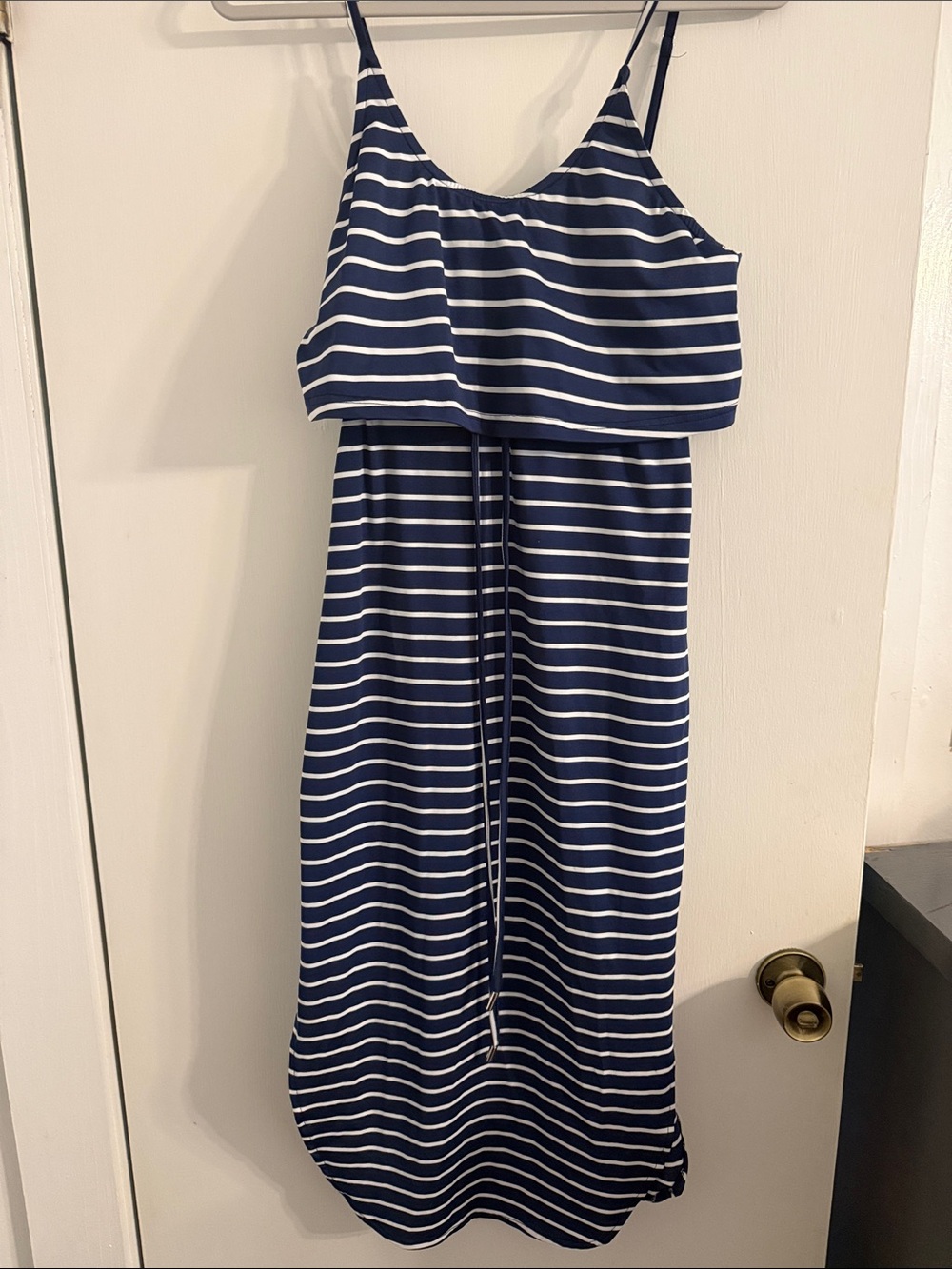 Navy and White Striped Women’s Sundress